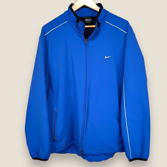 Nike Other - VTG Nike Sphere Windbreaker Jacket Men Large Blue Full Zip Gray Label 1990 90s